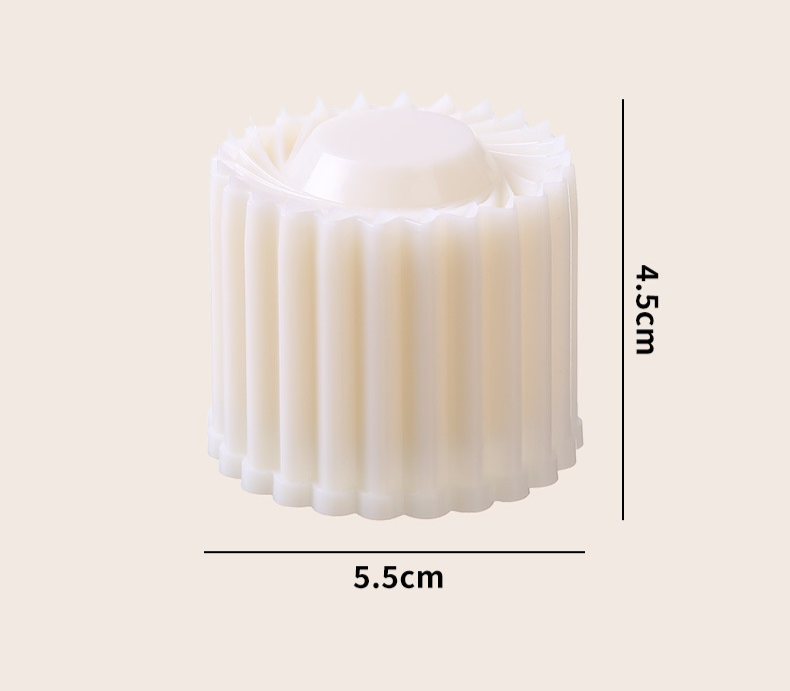 Pastry mold parts separated for convenient cleaning