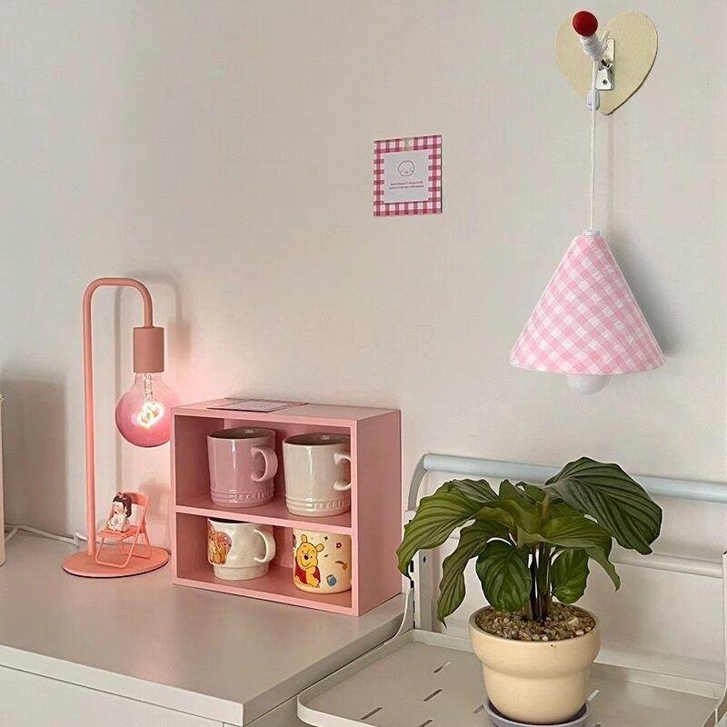 少女らしい丸型寝室用壁掛けライト