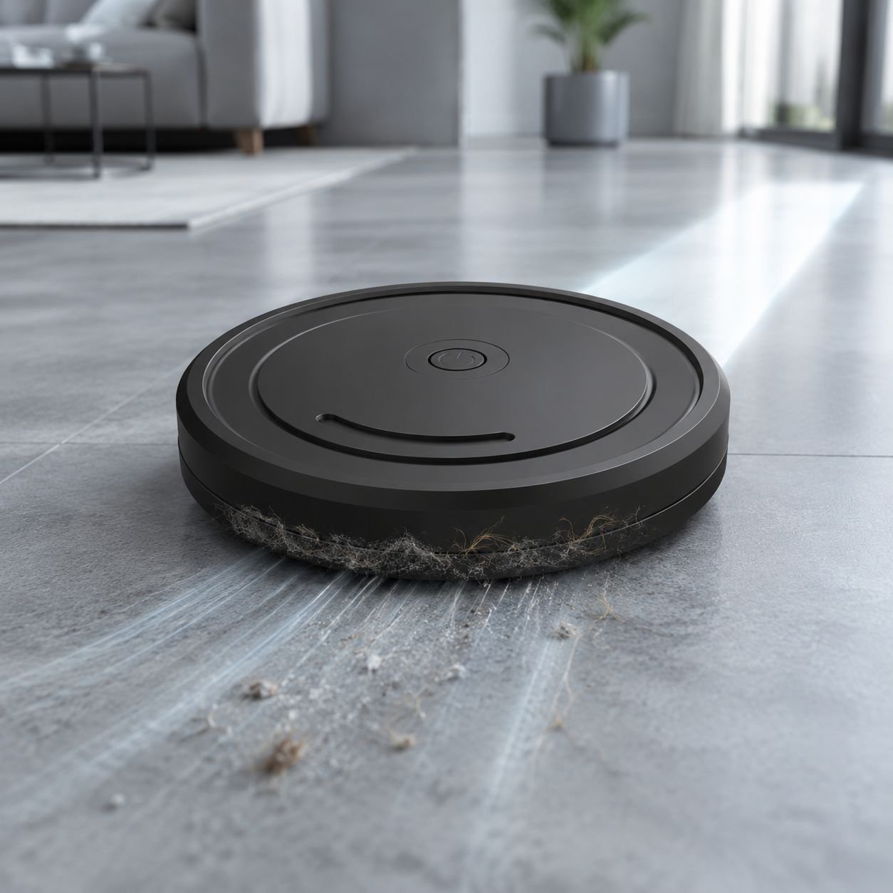 Automatic Mopping and Vacuum Sweeping Robot cleaning hardwood floor