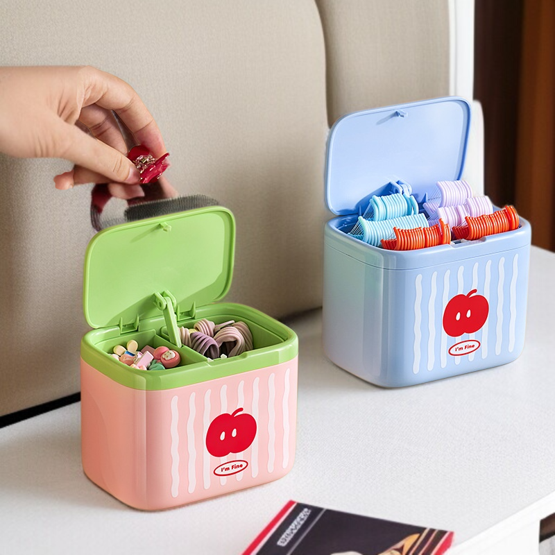 테이블 상판 세련되고 실용적인 자동 승강 승강 면봉 케이스 화장솜 실용 케이스