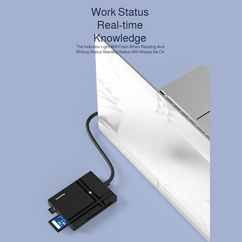 Lector de tarjetas multifunción USB 3.0 Type-C para móvil y PC, CF/SD/TF/MS/M2