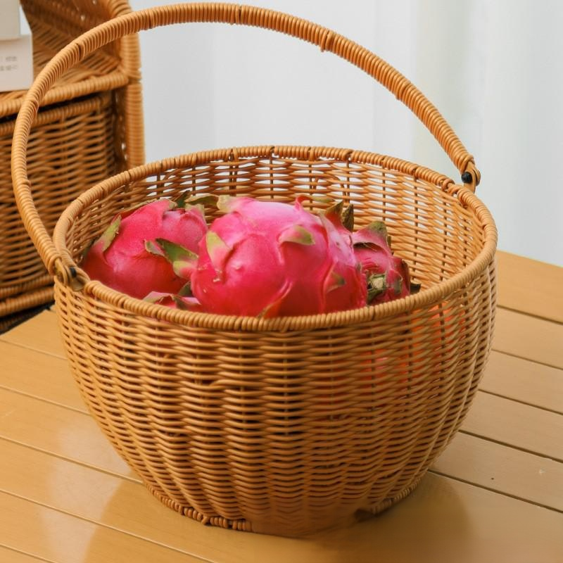 ตะกร้าผักผลไม้ดีไซน์แฮนด์เมด