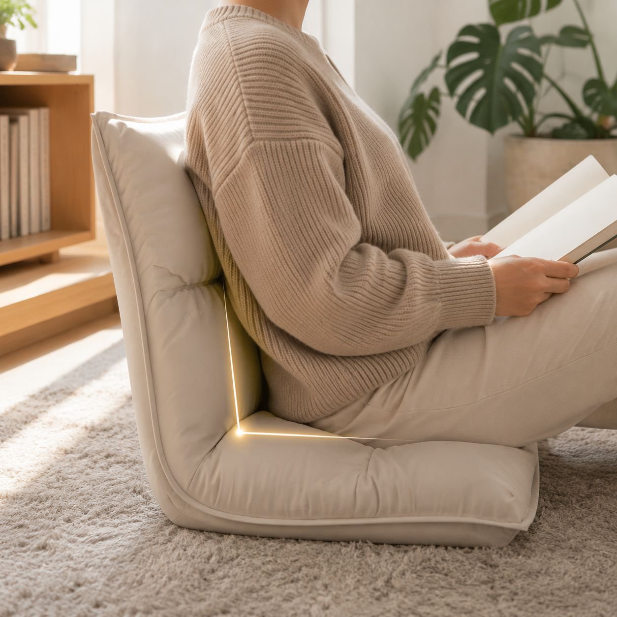PU-Ledersofa mit mehrfacher Winkelverstellung, wasserdicht und leicht zu reinigen