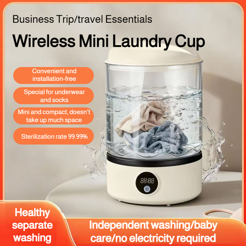 Mini machine à laver portable rechargeable pour sous-vêtements