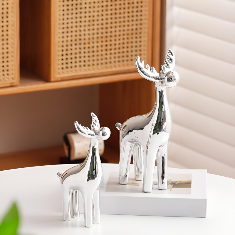 고급 도자기 사슴 장식 소품