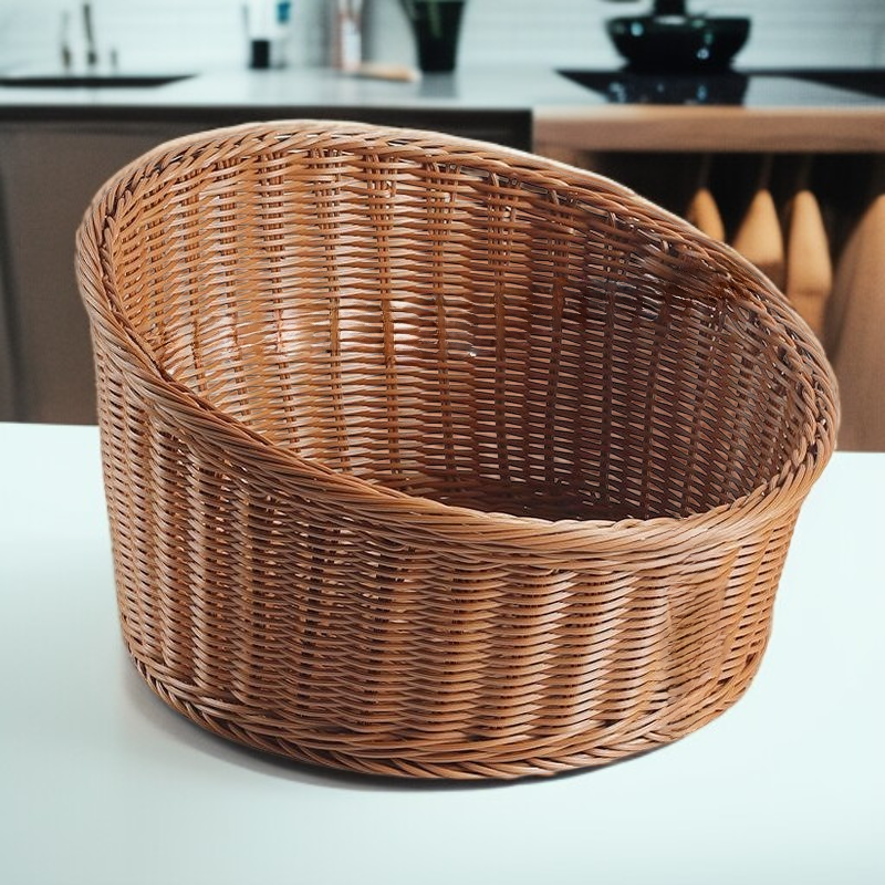 등나무 엮음 사구 주방 수납 바구니