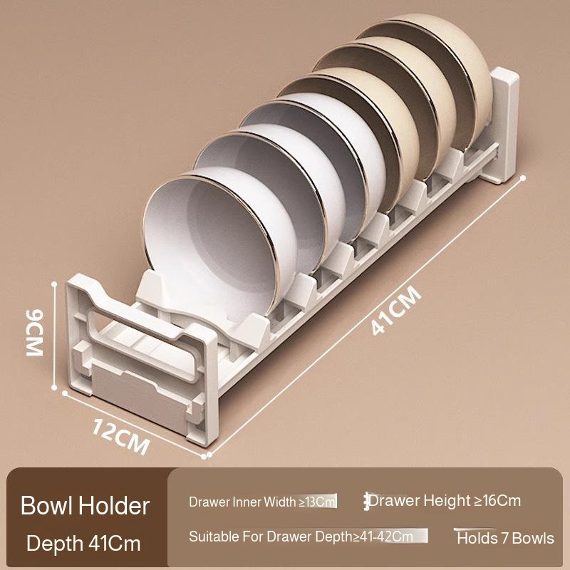 Kitchen drawer divider cabinet dish storage rack bowl and chopsticks plate storage box cutlery dish 