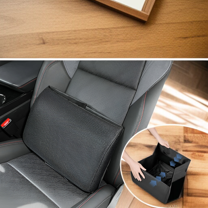 折りたたみ式長方形カーオーガナイザーの使用イメージ