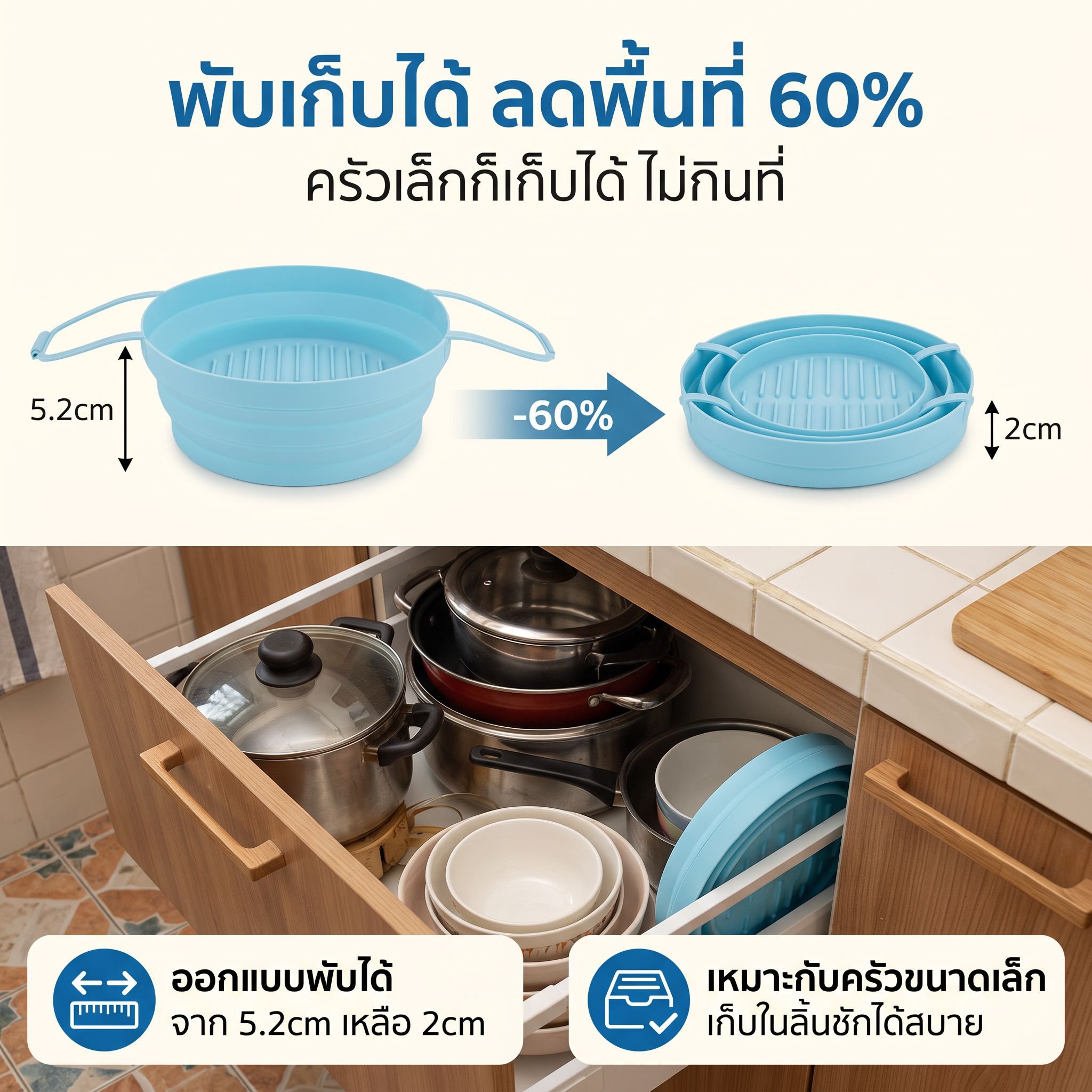 แผ่นรองอบซิลิโคนอเนกประสงค์ ทนความร้อนสูง สำหรับหม้อทอดไร้น้ำมันและเตาอบ