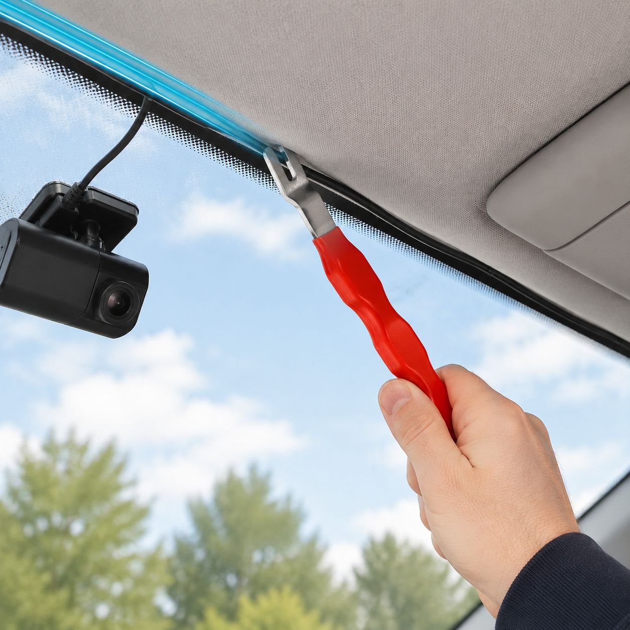 Heavy-duty pry bar for automotive maintenance