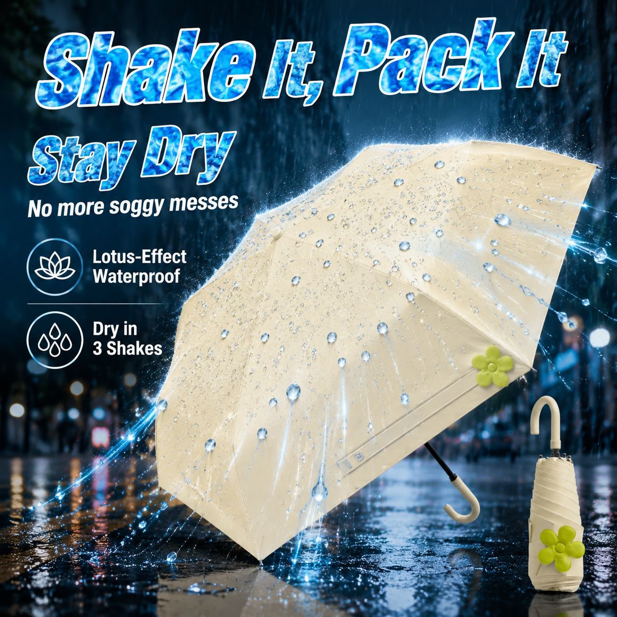 UV Protection Portable Folding Umbrella