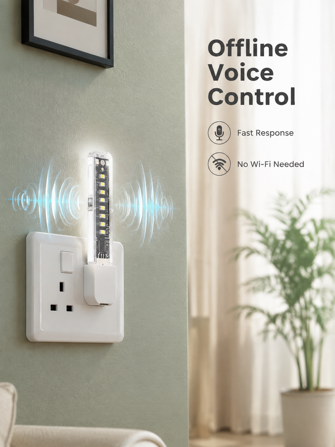 Air Conditioning Companion Night Light Smart Voice Remote Control Night Light Smart Voice Control