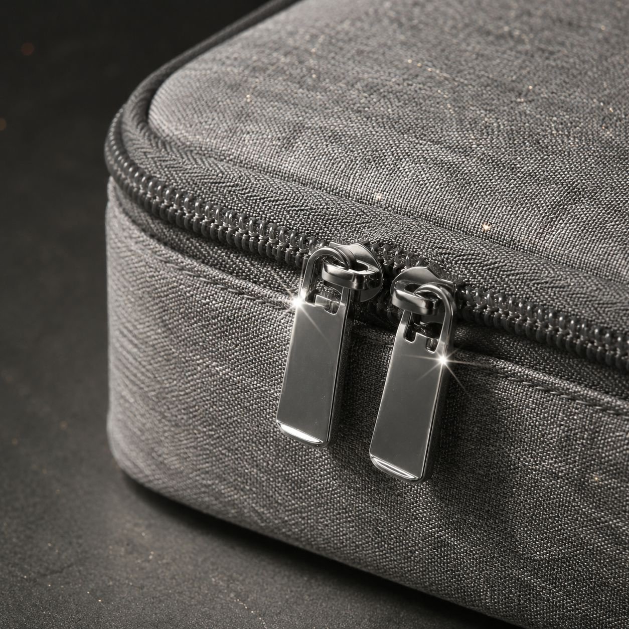 Travel toiletry bag with hanging hook