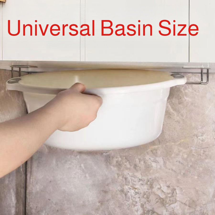 Bathroom cabinet under the basin rack bathroom wash basin bottom basin suspended storage rack suspen