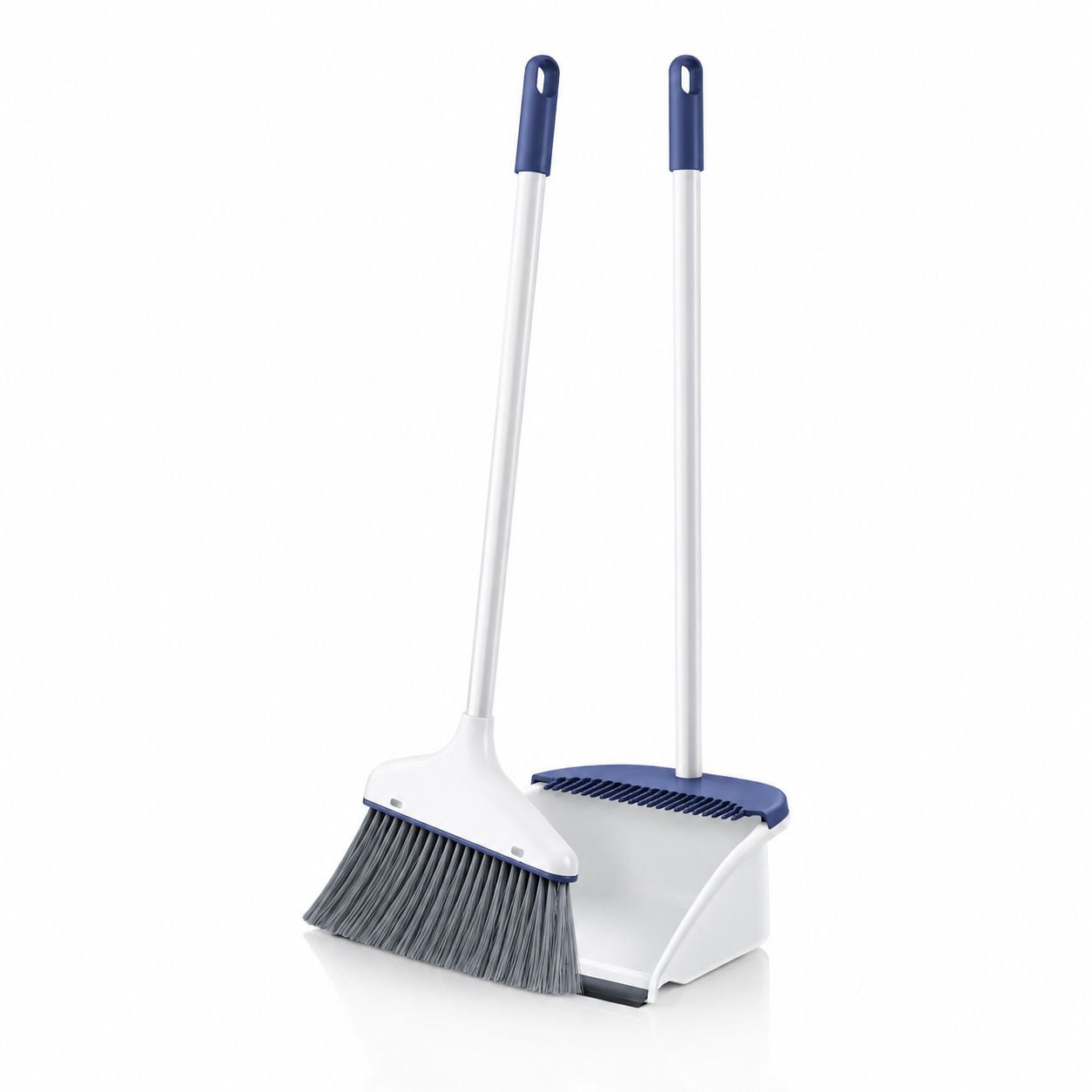 Large Household Magic Broom and Dustpan Set, Anti-Hair-Stick Design