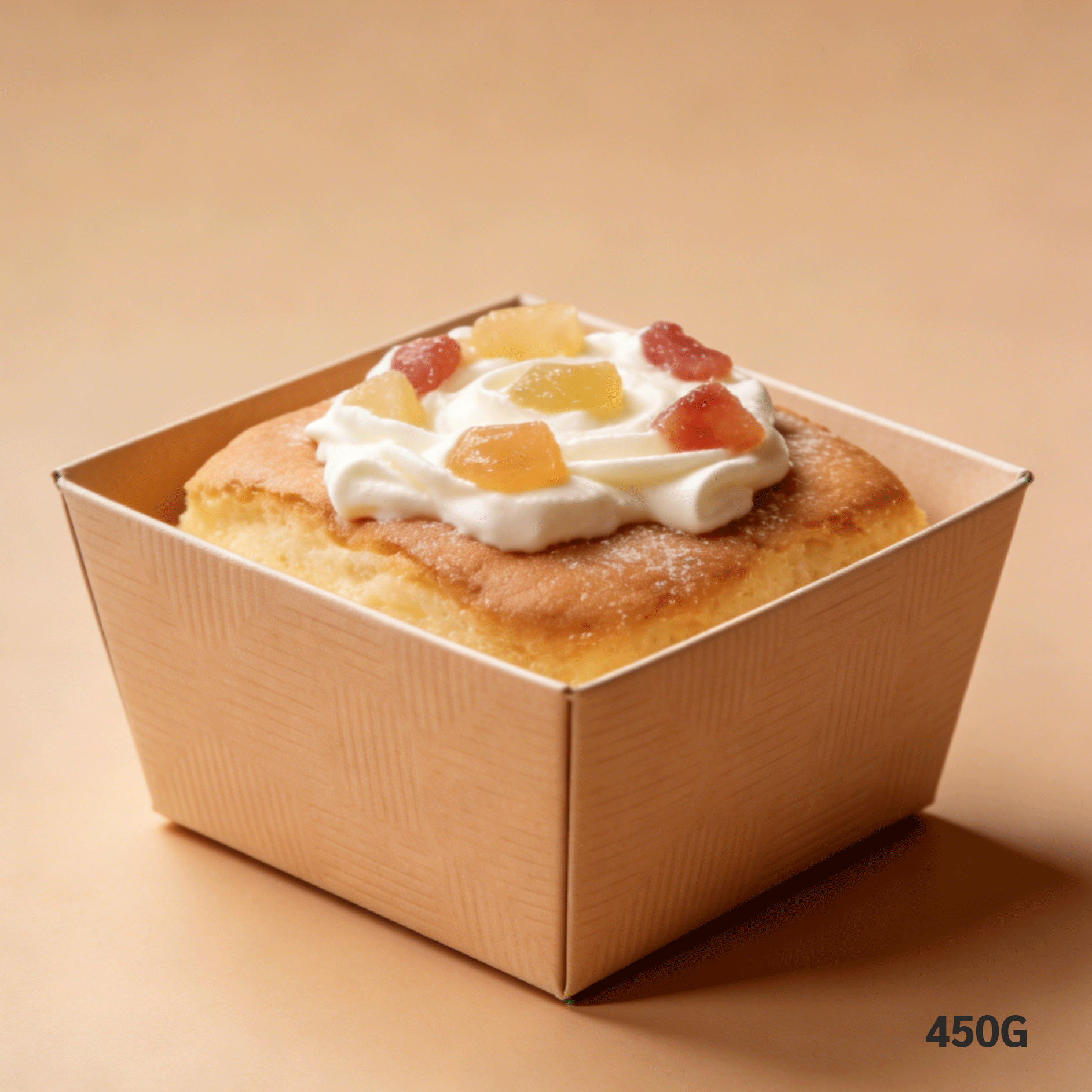 Fluffy sweet bread treats in a pack