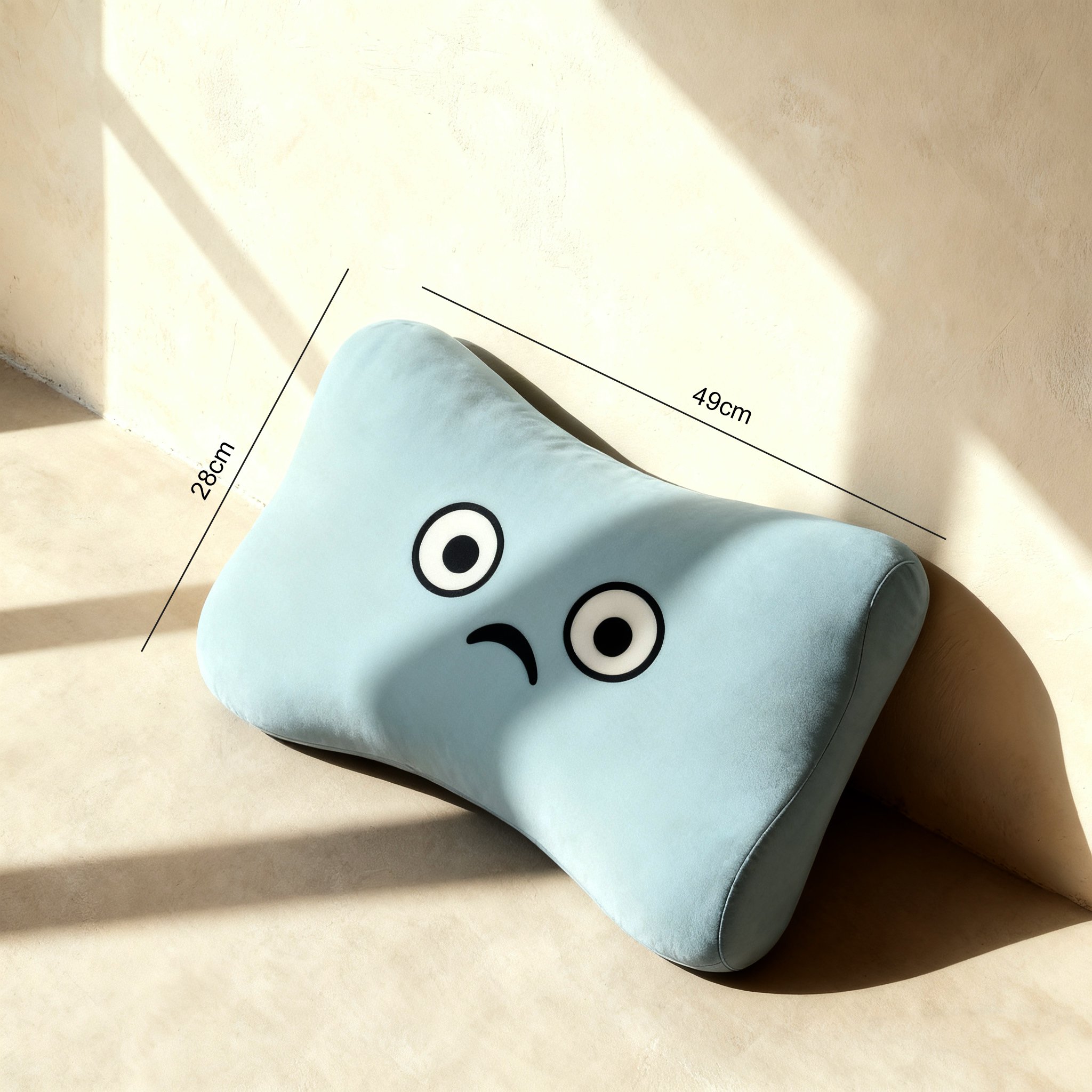 침실에 놓인 2개입 베개 세트