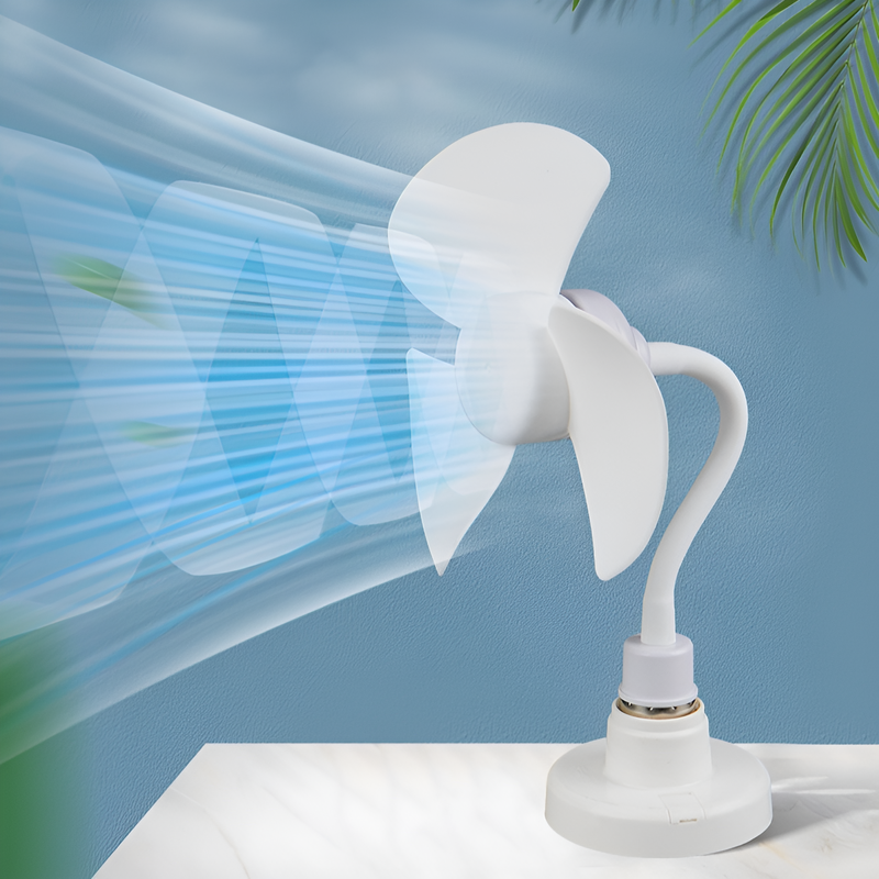 Mini Strong Wind Fan Bulb for Study and Accommodation