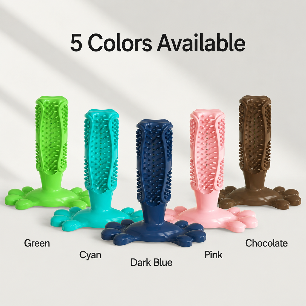 TPR pet toy in vibrant colors for long-lasting play.