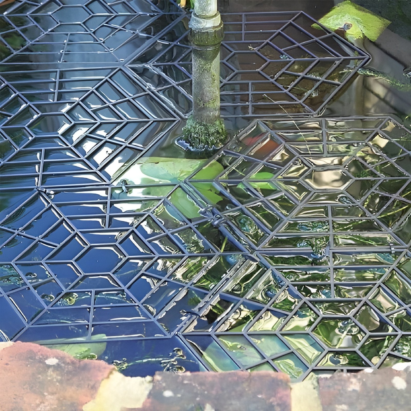 Fischschutznetz für Gartenteiche