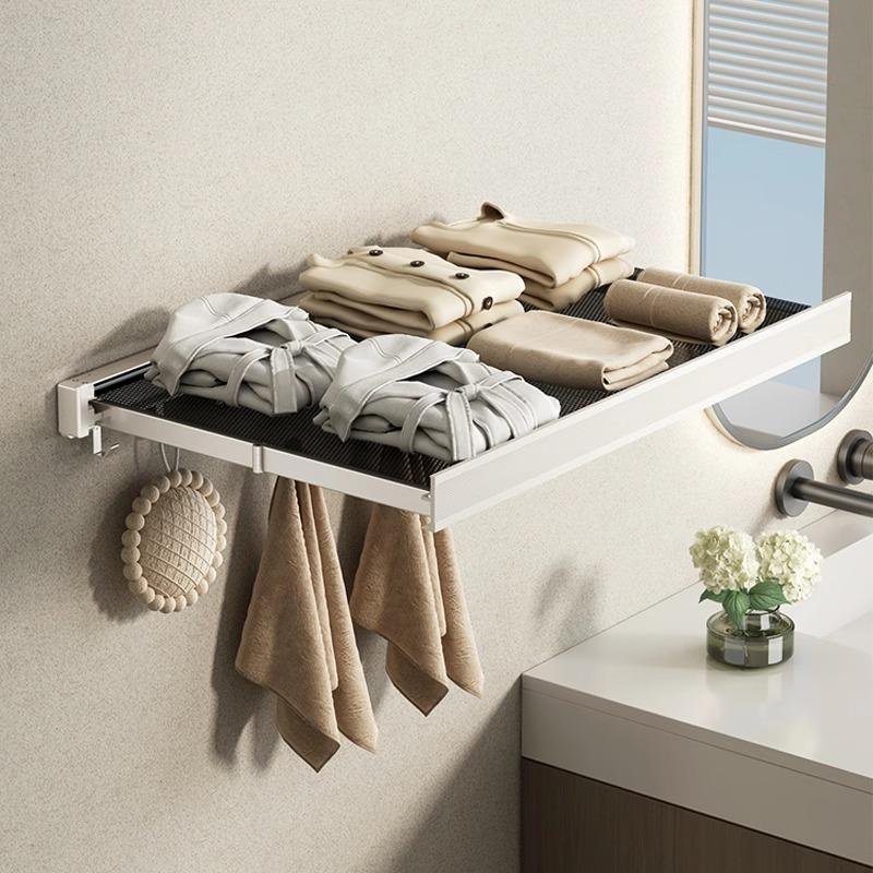 Toallero de baño oculto sin taladro