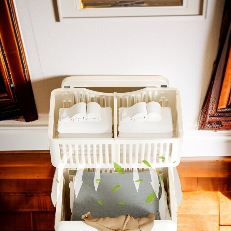 多層汚れた衣類バスケットの収納力