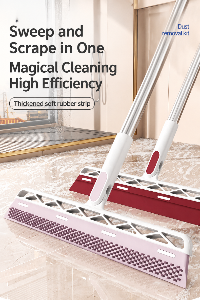 JMY Multi-functional Double-Sided Cleaning Broom close-up view