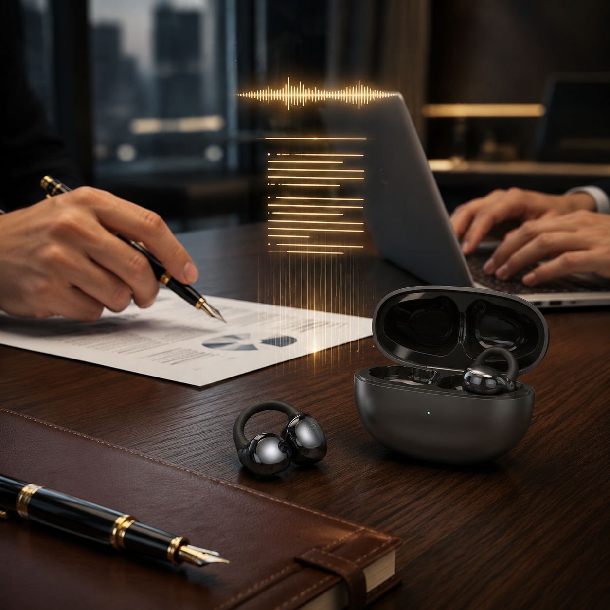 Hands-free AI translator earphone for travel