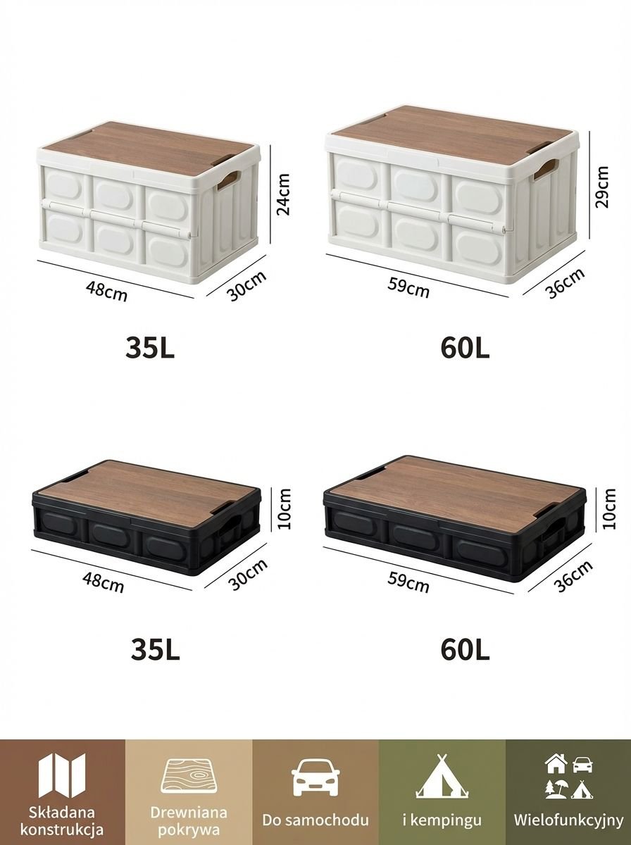 Nowoczesne pudełko do przechowywania w salonie