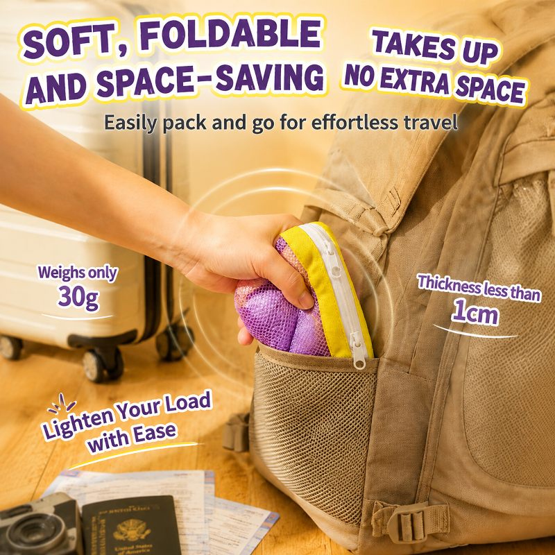 JMY - Portable Waterproof Mesh Toiletry Bag