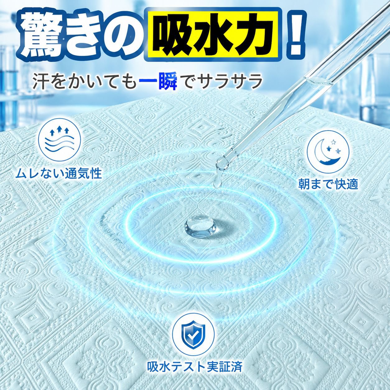 涼感防塵アイスシルクベッドカバー