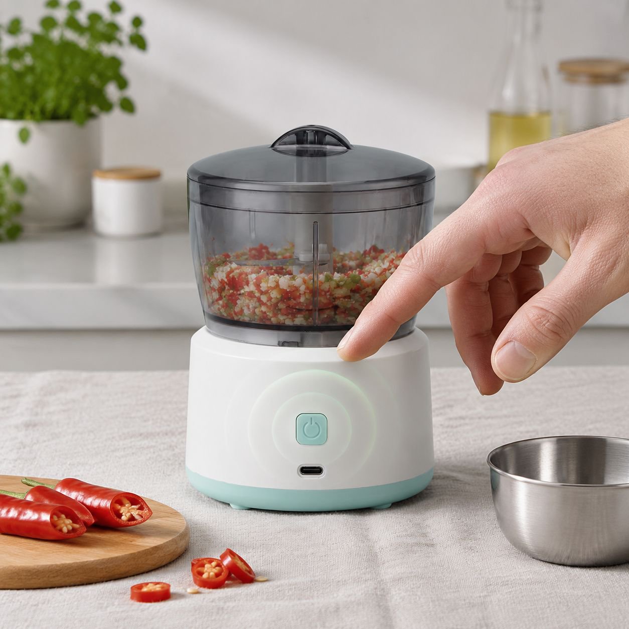 Multifunctional Kitchen Mixer Meat Grinder Slicer