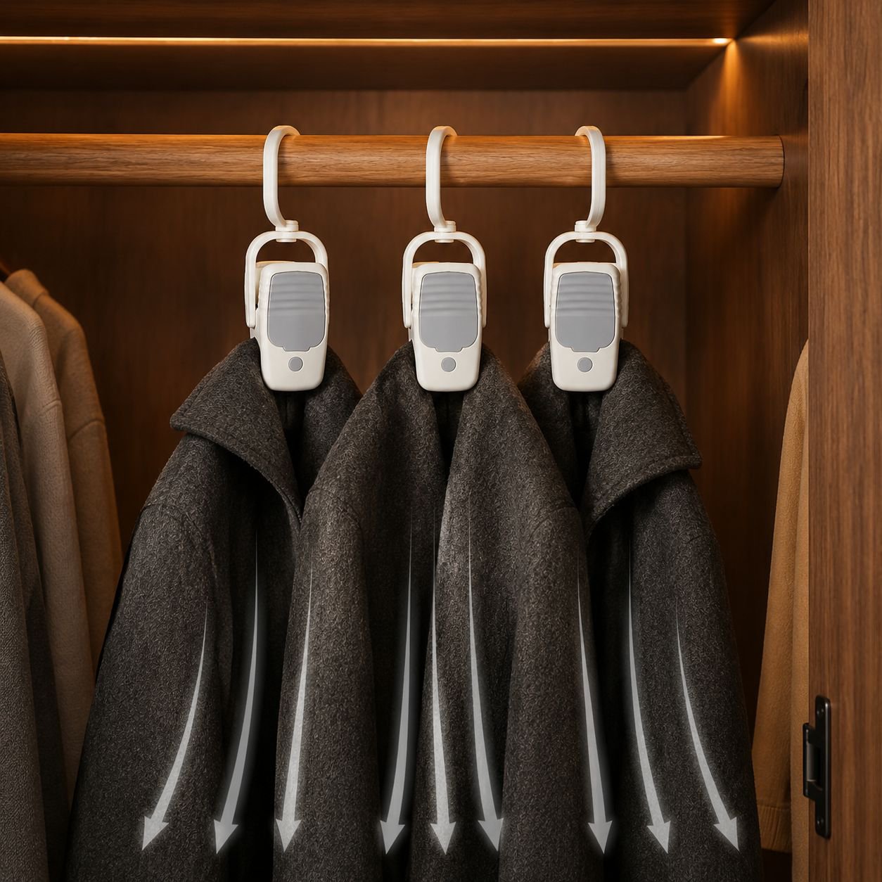Easy to use soft rubber clothespin with hook for home organization