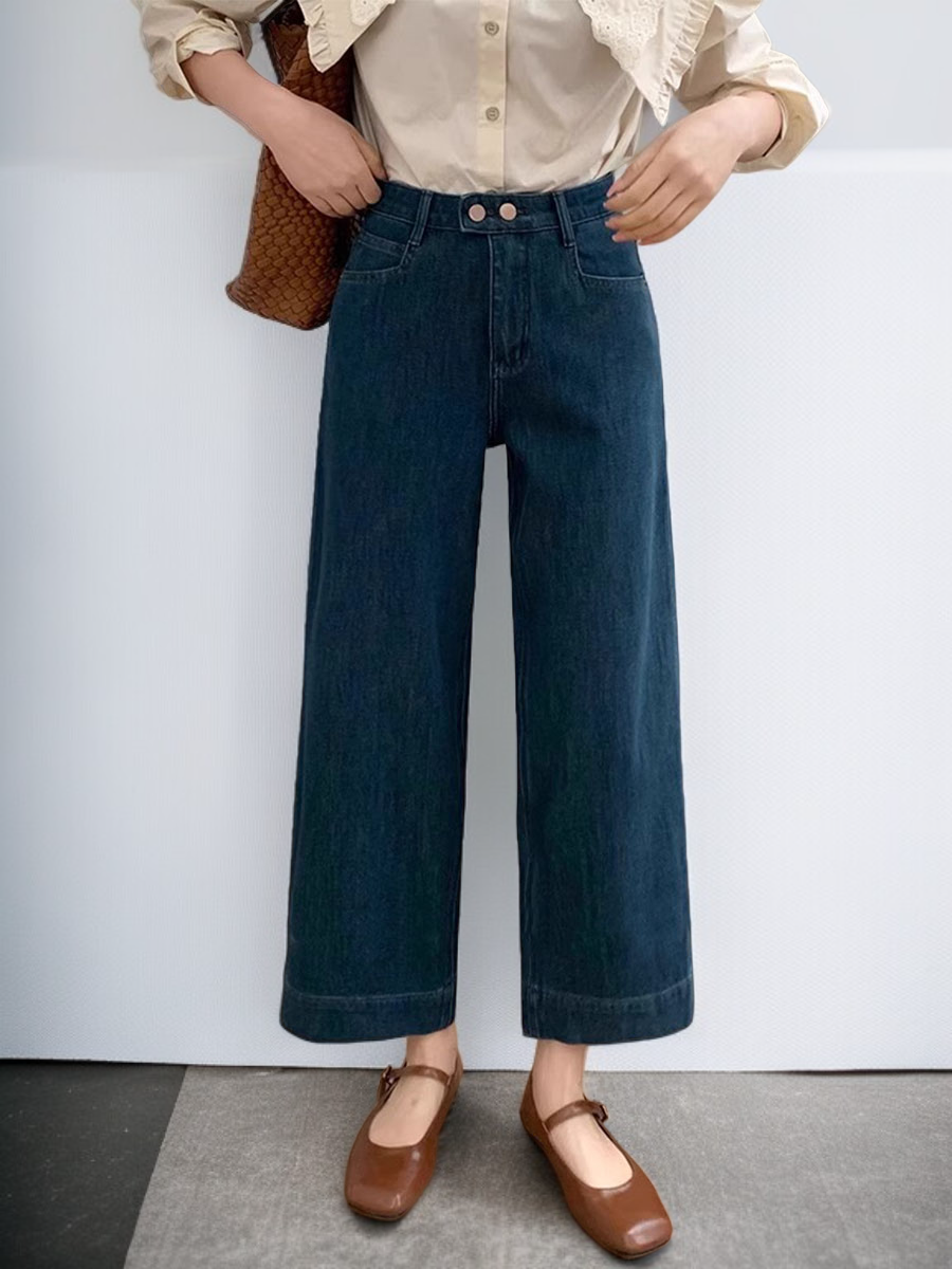 シガレットパンツのディテール写真