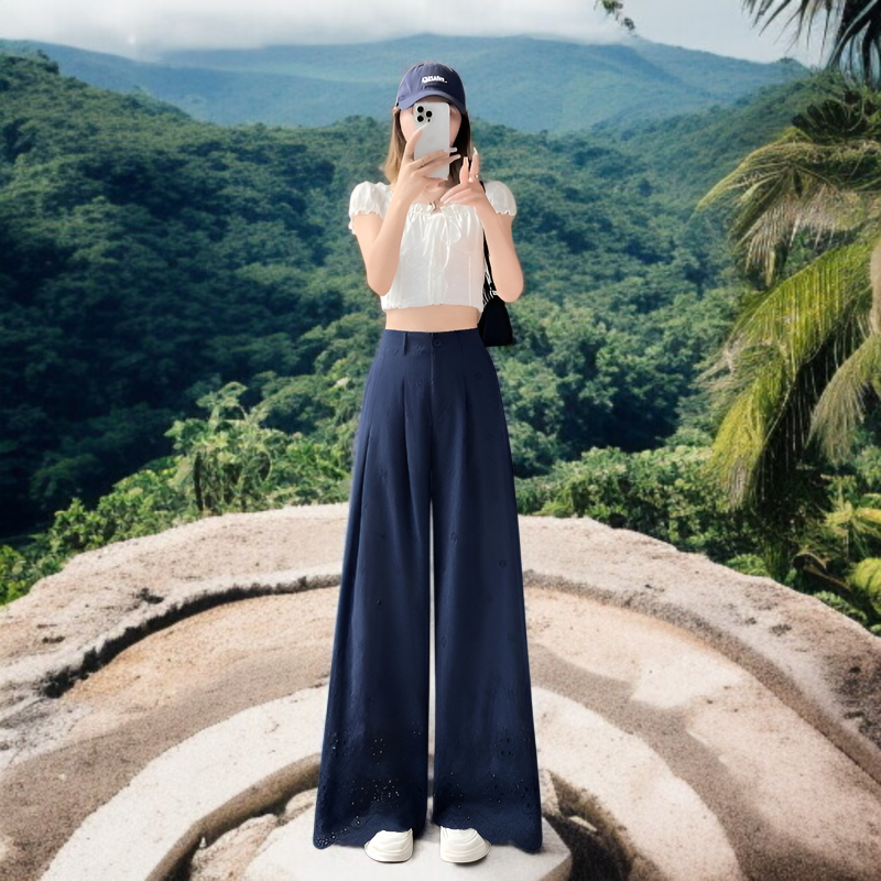 2025新作ハイウエストパンツ着用イメージ