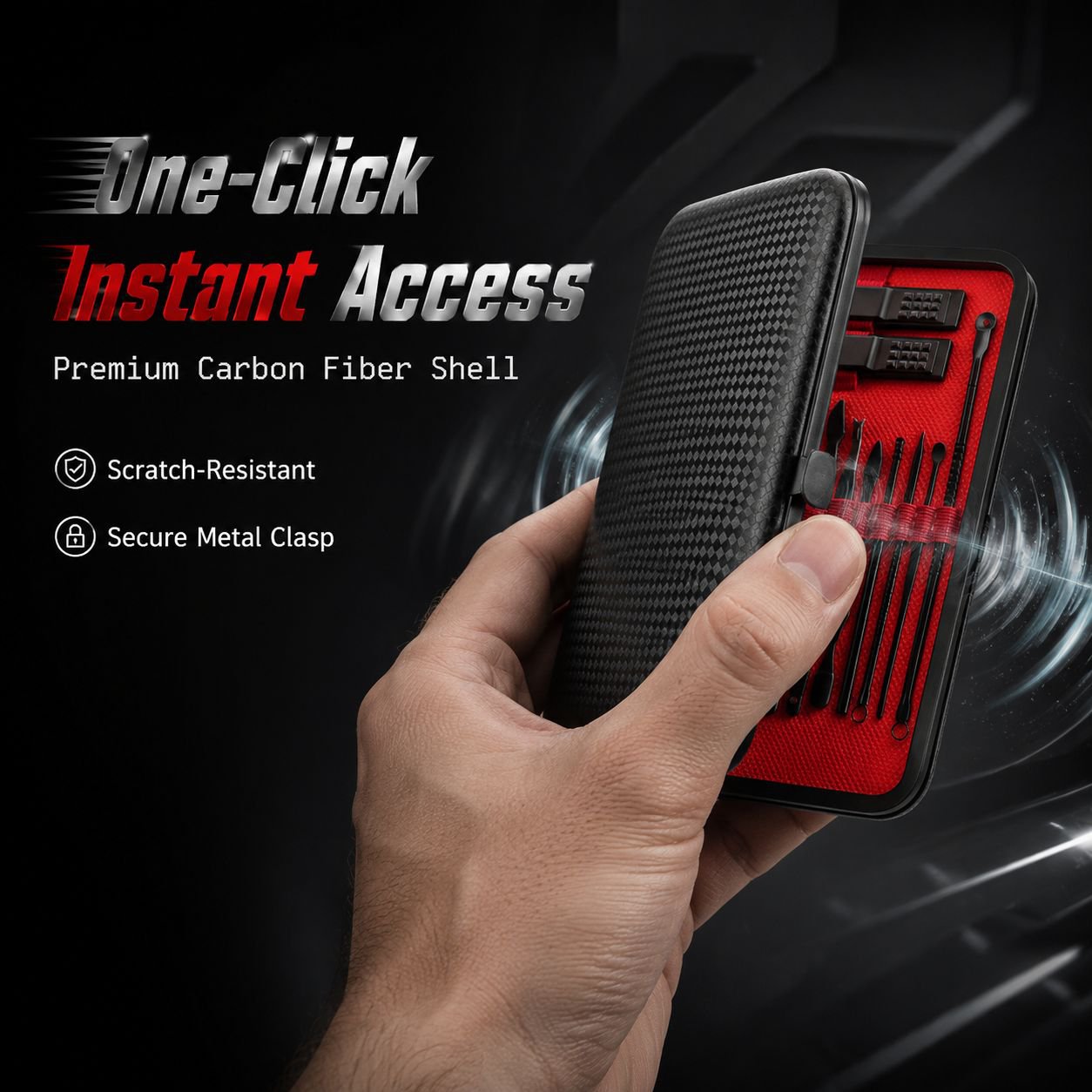 Professional Manicure Clipper Kit Portable Home Use