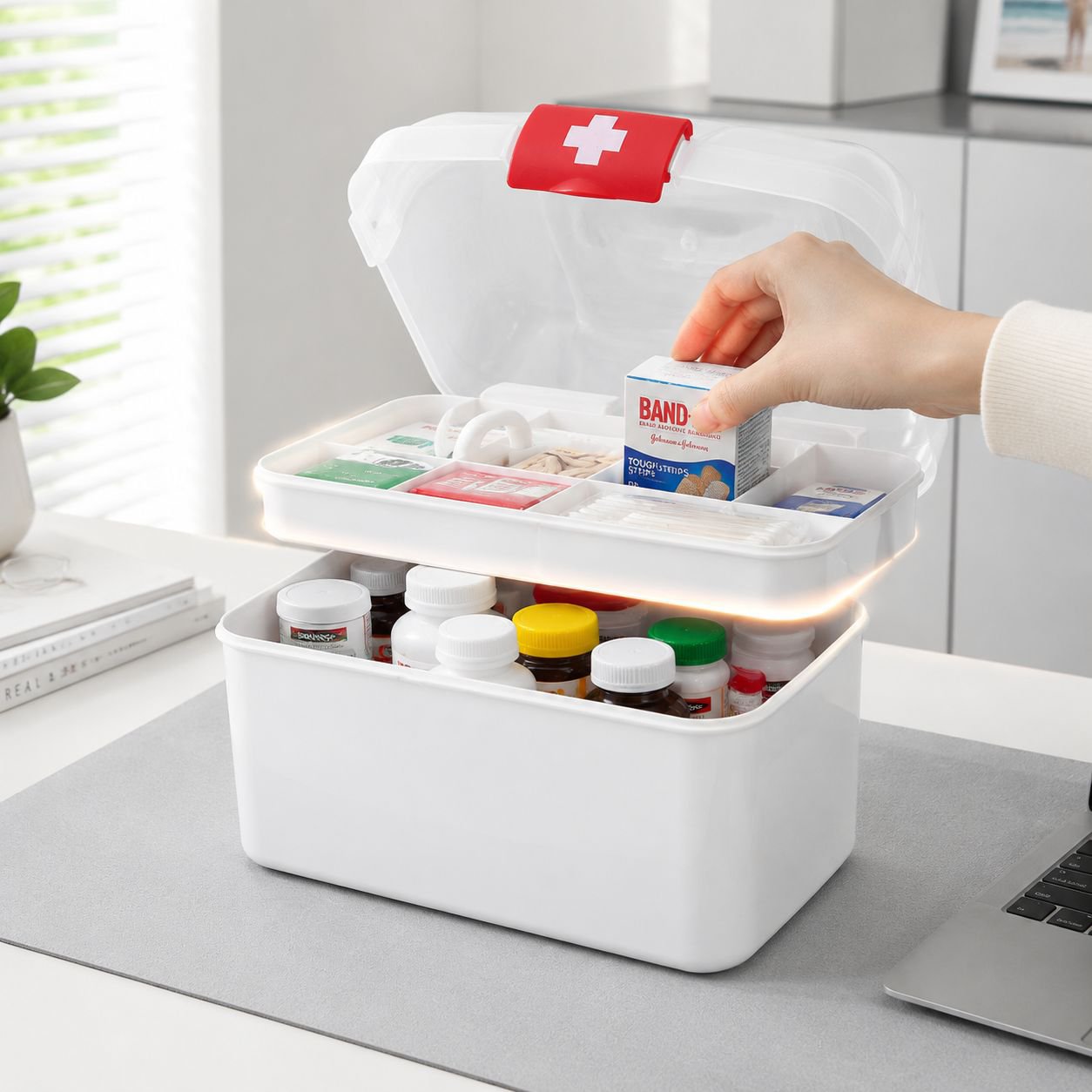 Medikamenten Organizer mit extra viel Platz