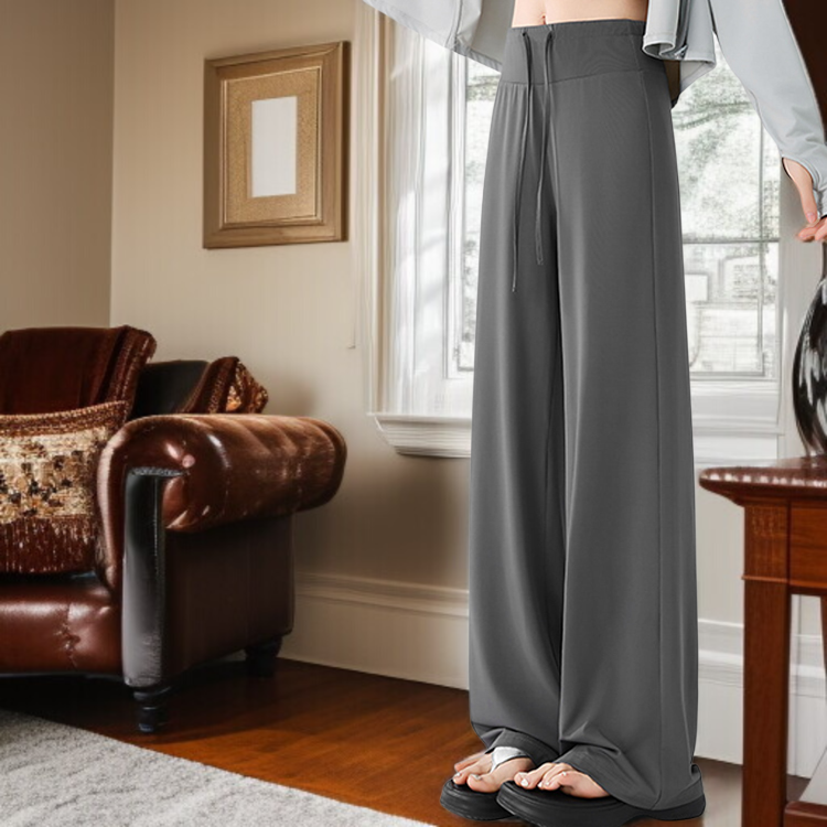 여름 자외선 차단 와이드 팬츠 착용 이미지