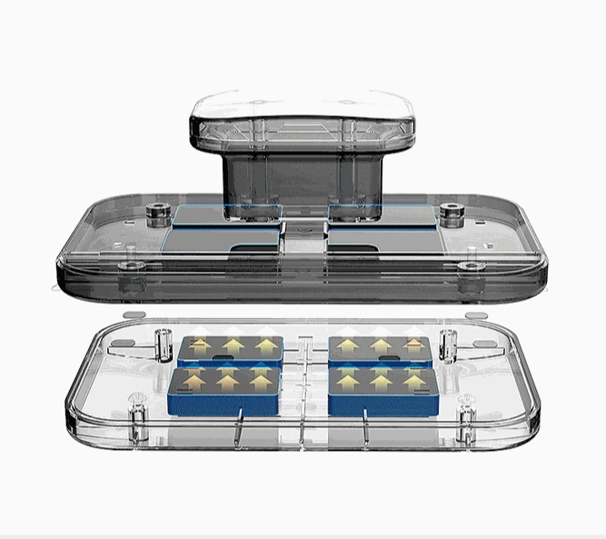 Doppelseitiger magnetischer Glasreiniger