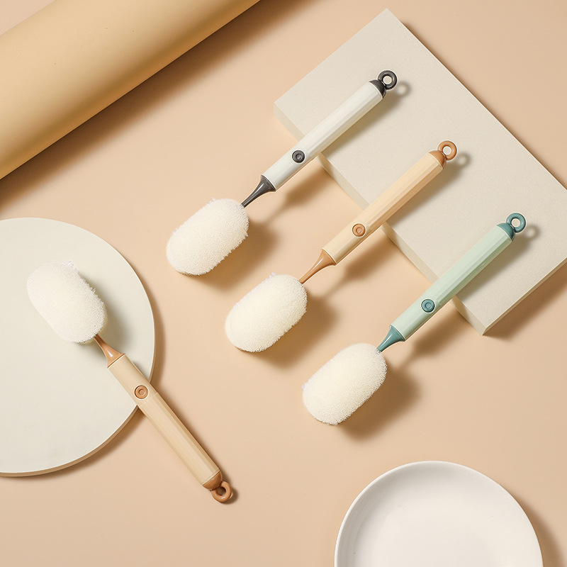 長柄スポンジカップブラシ