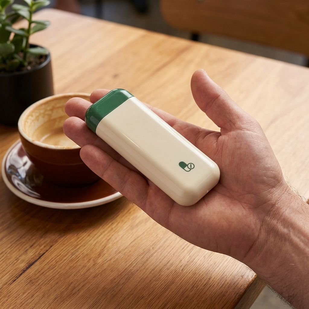 Tragbarer Pillenspender