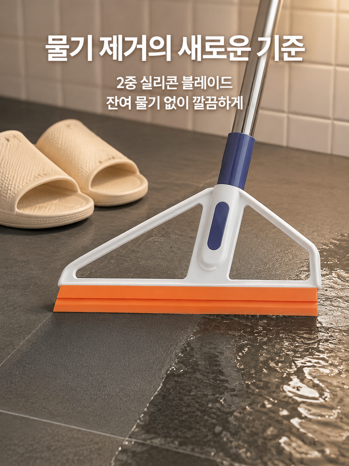 욕실 마법 실리콘 빗자루