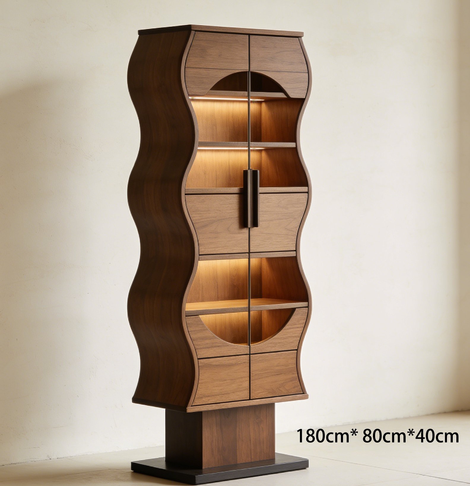 High cabinet made from premium solid wood