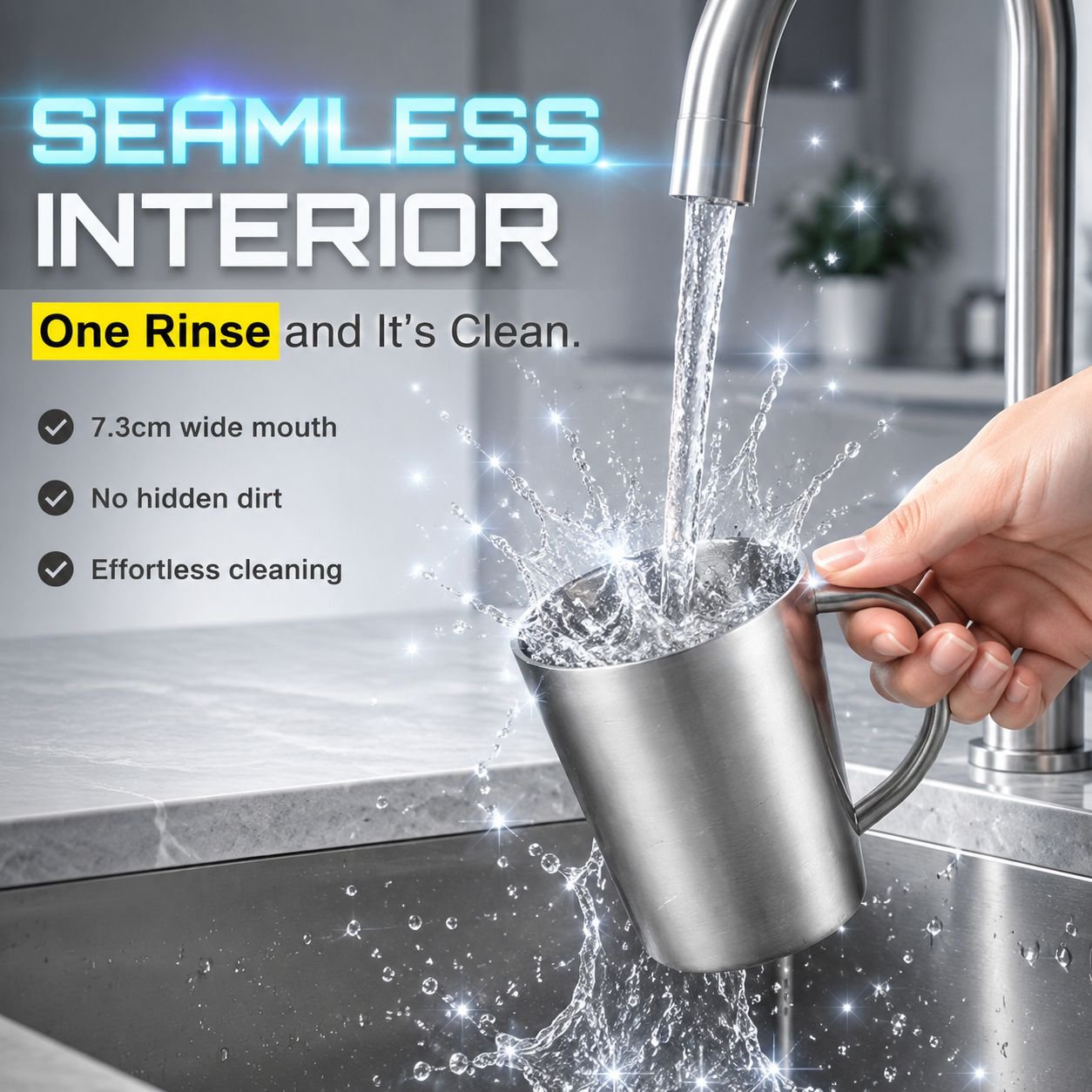 Double Wall Insulated 304 Stainless Steel Cup
