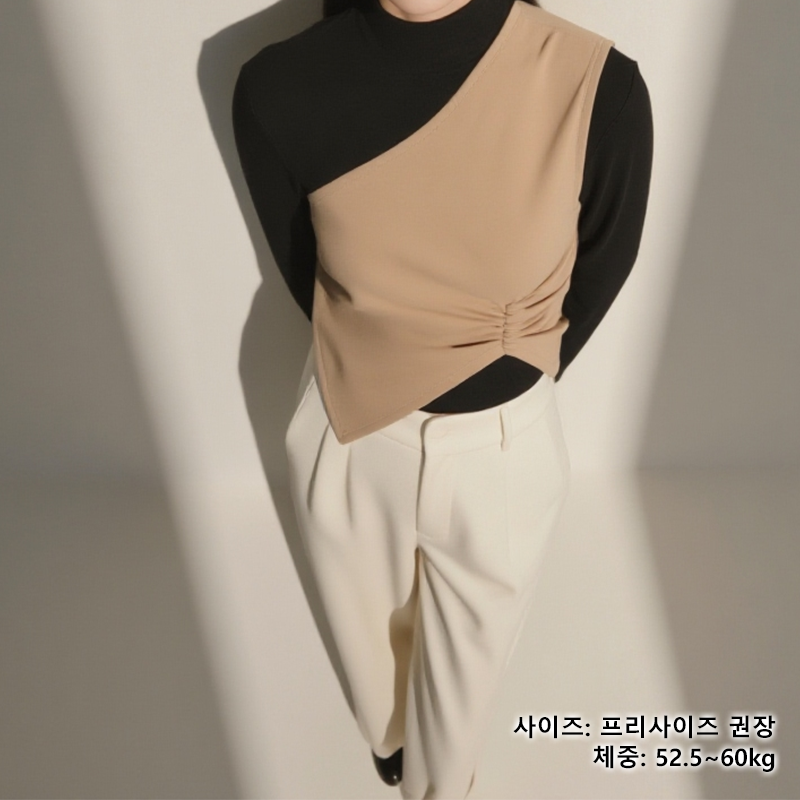 여성 이너탑 앞면 디자인