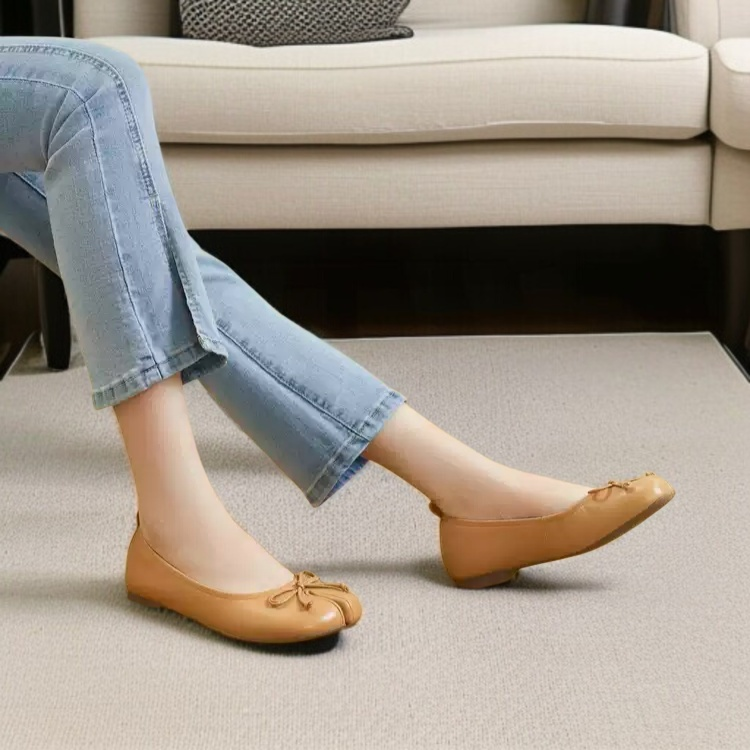 여성 발가락 보호 디자인 단화