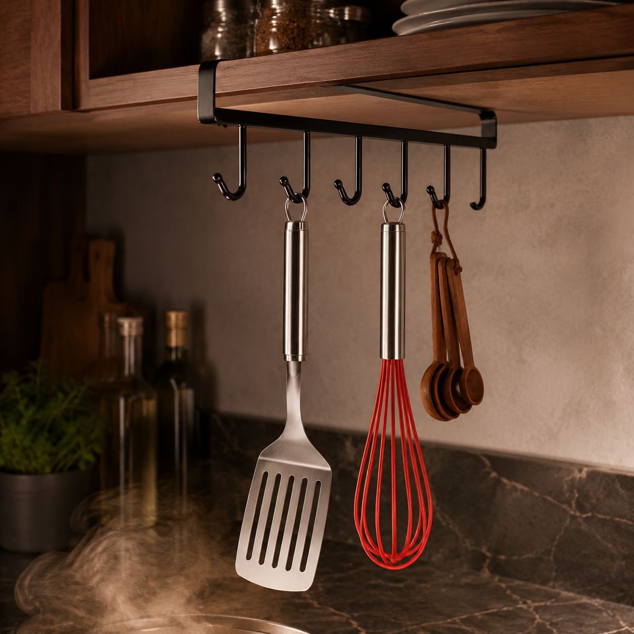 Durable over the door organizer for entryway storage