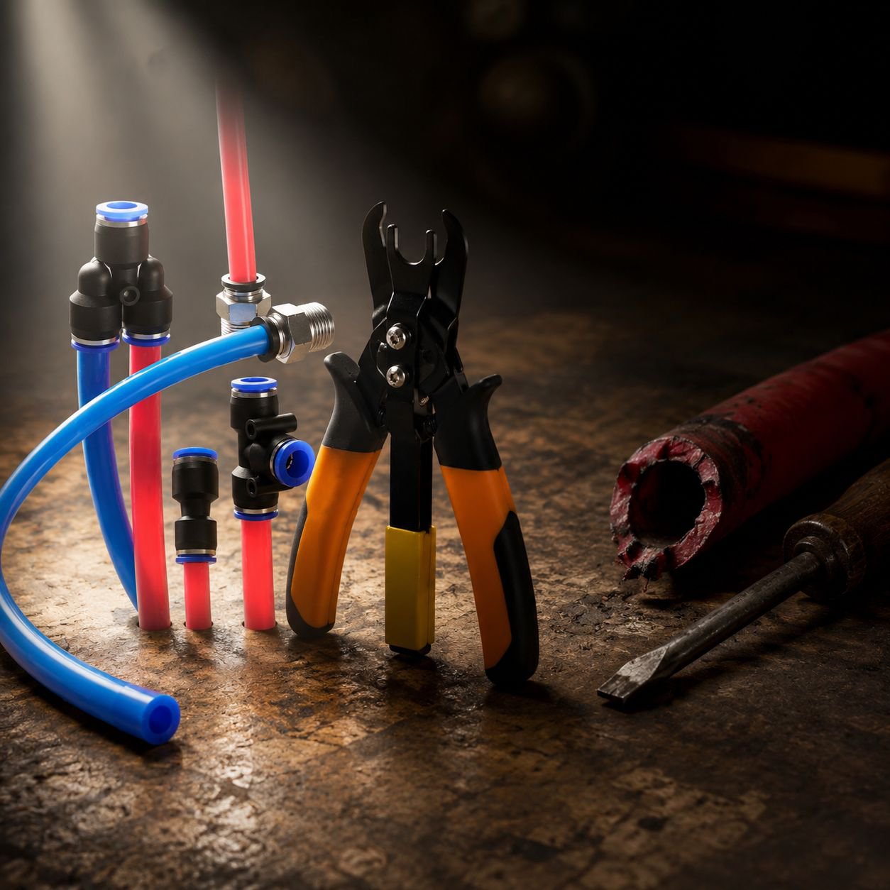 Effortless air hose connector removal with specialized pliers
