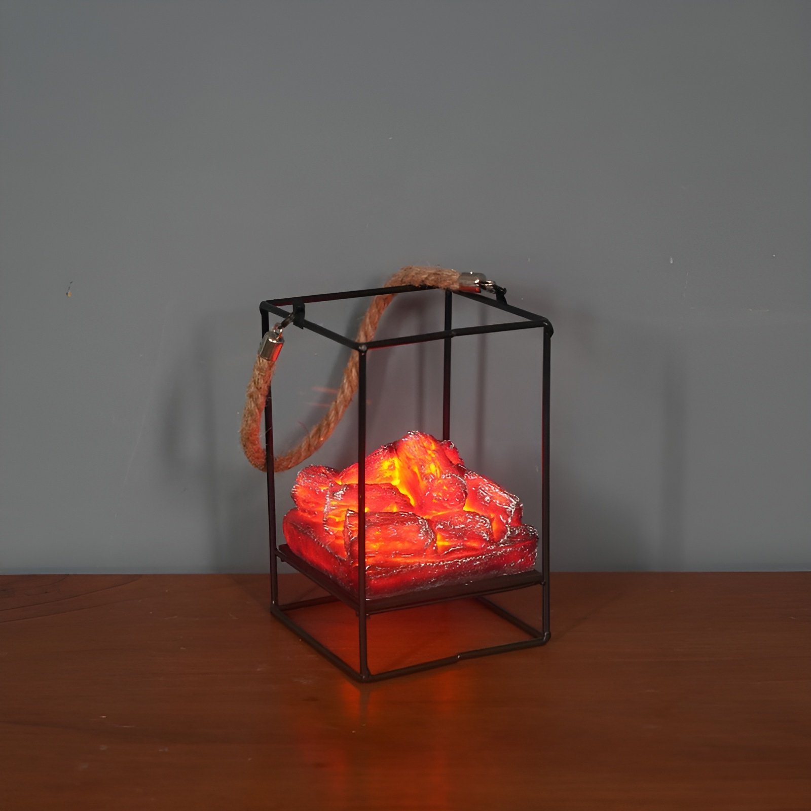 European-style imitation charcoal flame LED decorative light