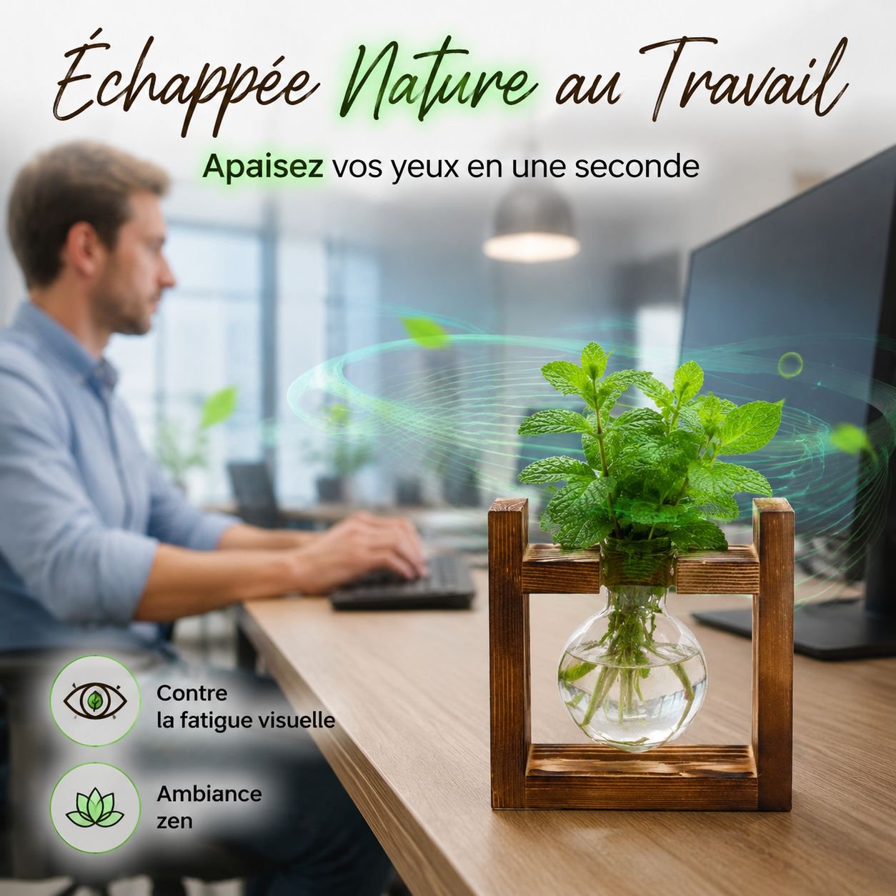  récipient pour plantes d'intérieur, décoration de salon